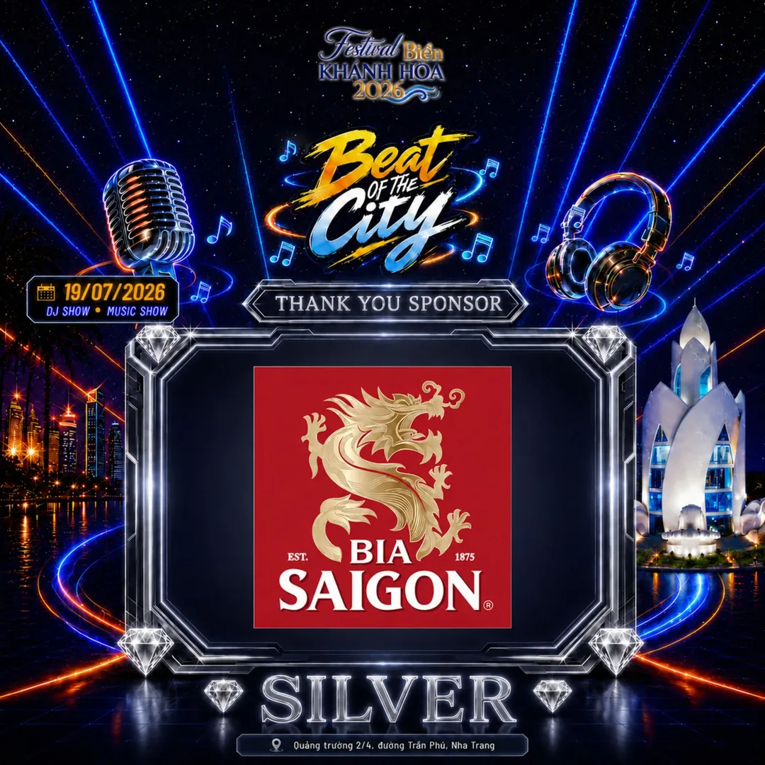 LỜI CẢM ƠN ĐẾN BIA SÀI GÒN - NHÀ TÀI TRỢ BẠC CỦA BEAT OF THE CITY 2026